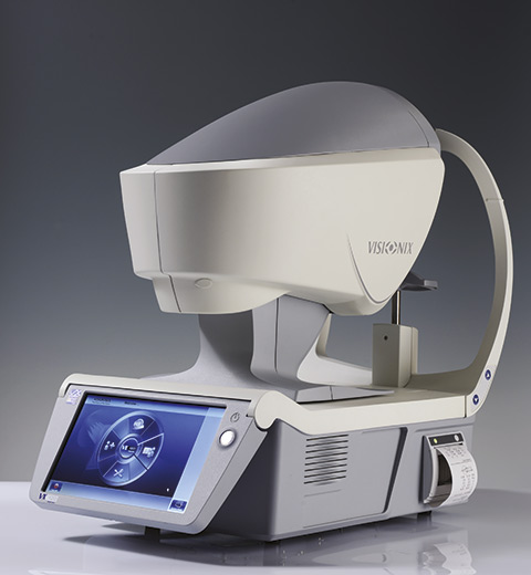 Visonix Augenuntersuchung